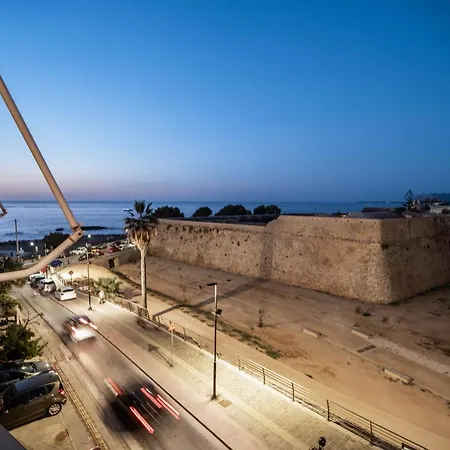 Cretan Sea View 10mins To Beach, Old Town, Lejlighed *
