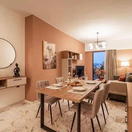 Cretan Sea View 8mins To Beach, Old Town, Hanya